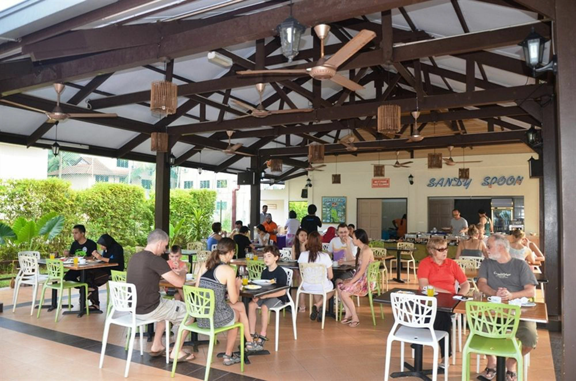 Kampong Pasir Bogak Pangkor Sandy Beach Resort מראה חיצוני תמונה